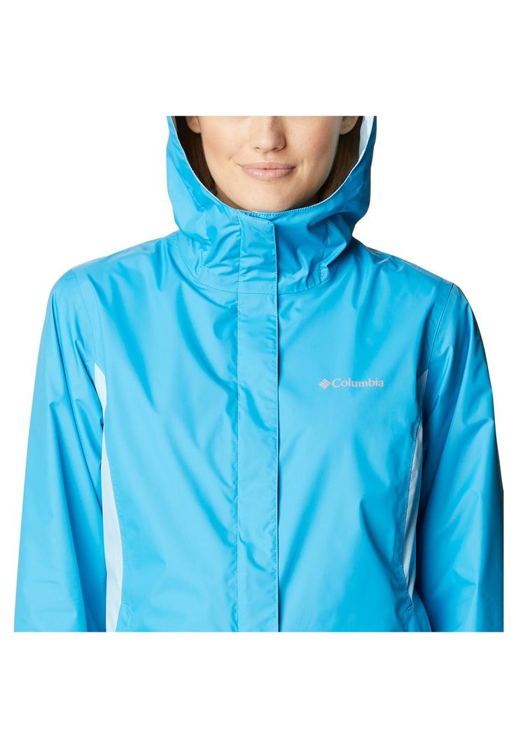 Cortaviento Impermeable Arcadia II Jacket Celeste Mujer-1