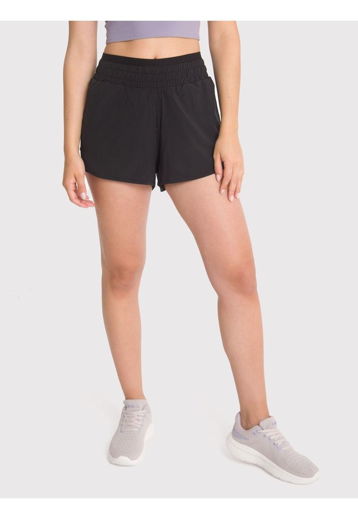 Short deportivo Mujer Elba Negro-0