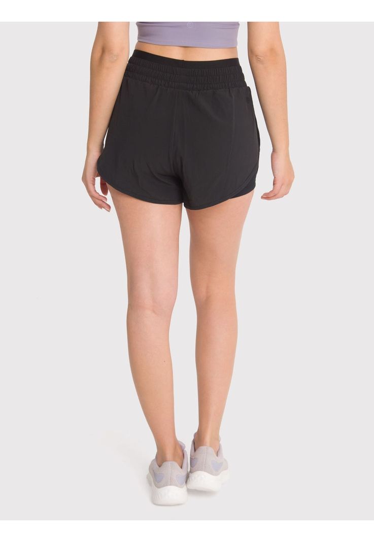 Short deportivo Mujer Elba Negro-3