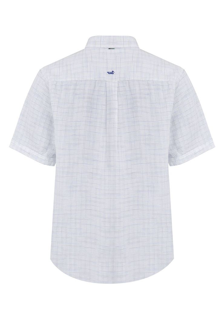 Camisa Lino Orgánico Verde Marbled Hombre -1