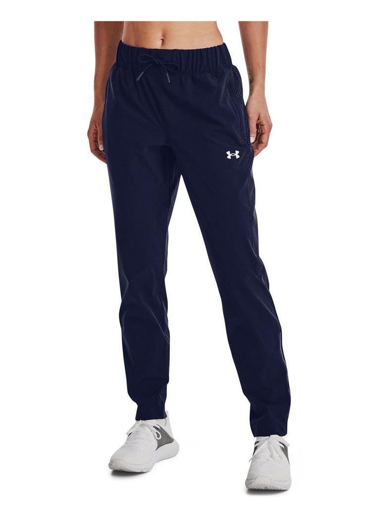Pantalones UA Squad 3.0 mujer Azul Marino-3
