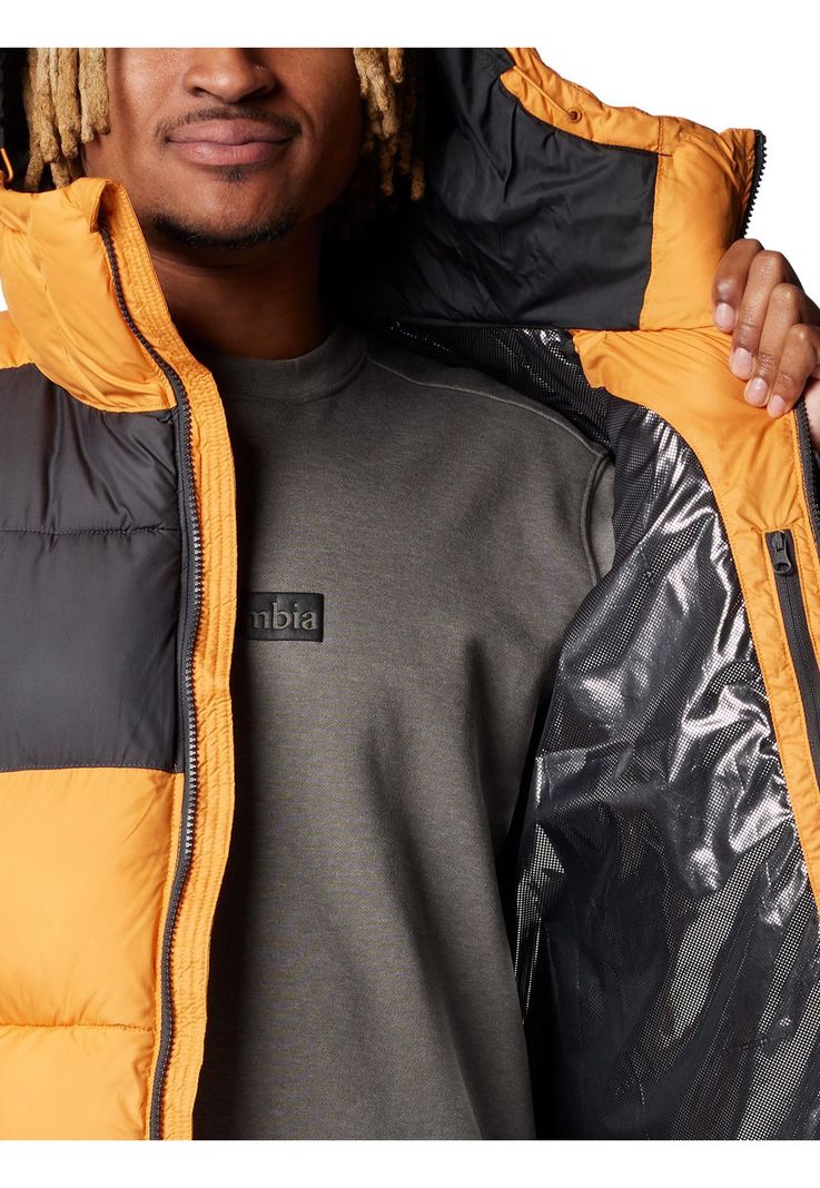 Parka Hombre Pike Lake Ii Hooded Amarillo-4