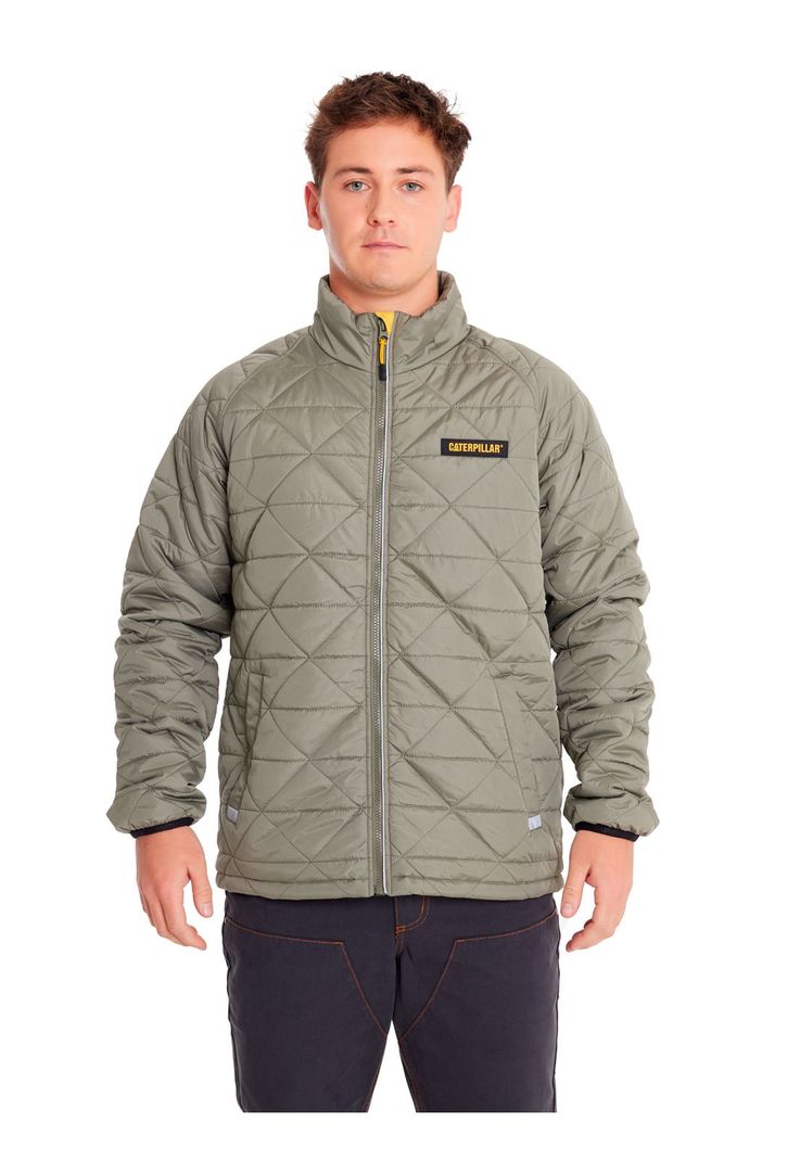 Chaqueta Hombre MW Ins Triangle QuiltedVerde-0