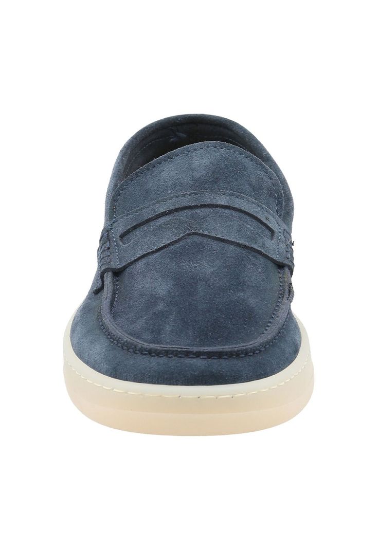 Mocasín Cuero Hombre Galvano Azul -3