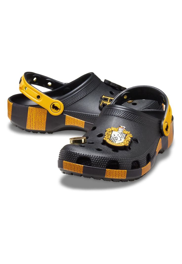 Zueco Mujer Hufflepuff Negro-3