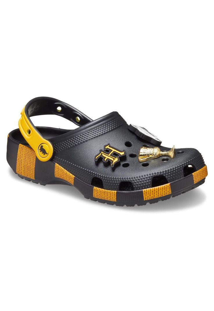 Zueco Mujer Hufflepuff Negro-6