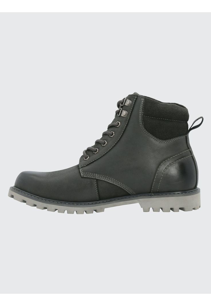 Botín Cuero Hombre Maxwell Gris Oscuro-5