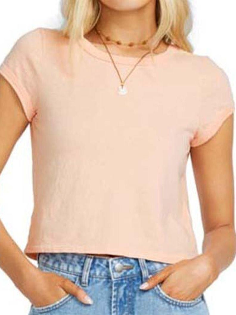 Polera Manga Corta Mujer Daily Peach Billabong