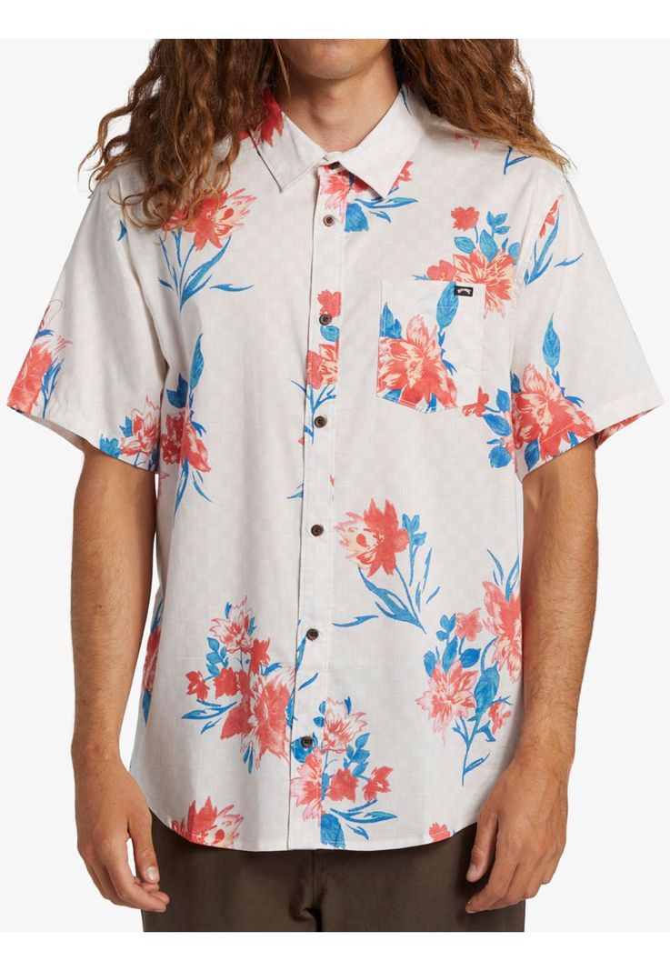 Camisa Hombre Sundays Flower Blanca-0