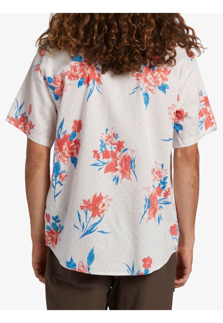 Camisa Hombre Sundays Flower Blanca-2