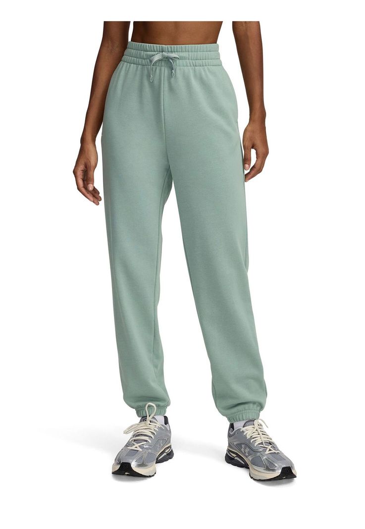 Jogger UA Rival terry verde para mujer-0