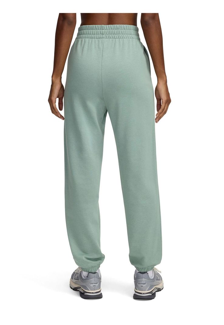 Jogger UA Rival terry verde para mujer-1