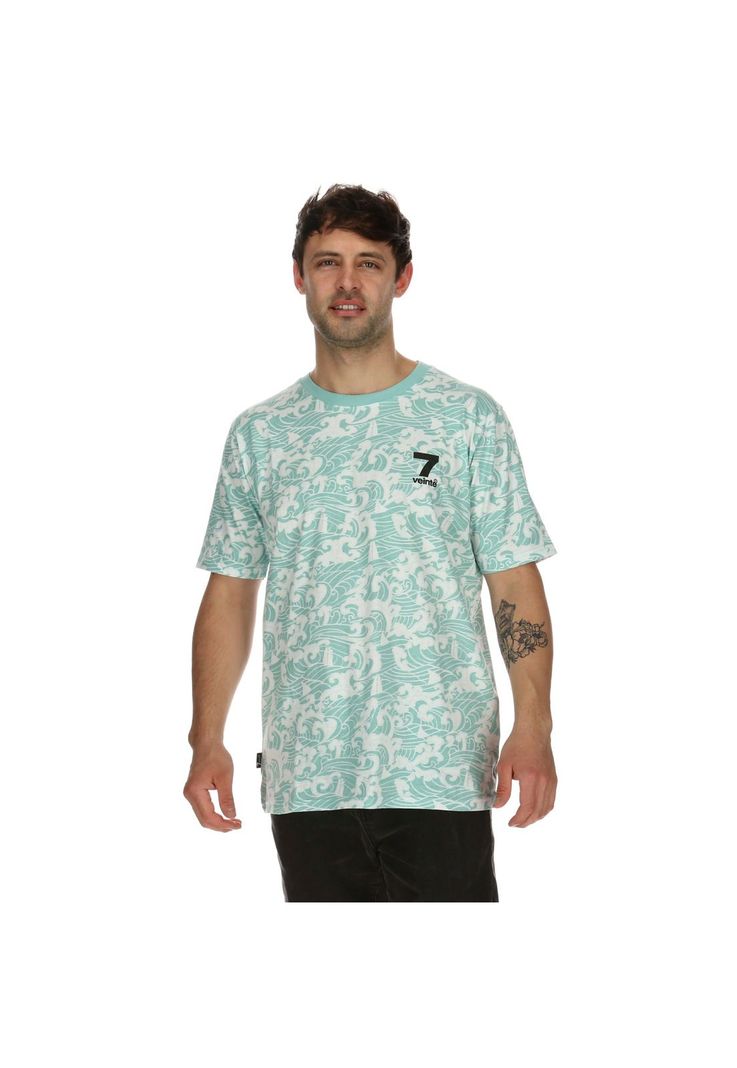 Polera M/C Hombre Marinera Ss Multicolor 7Veinte
