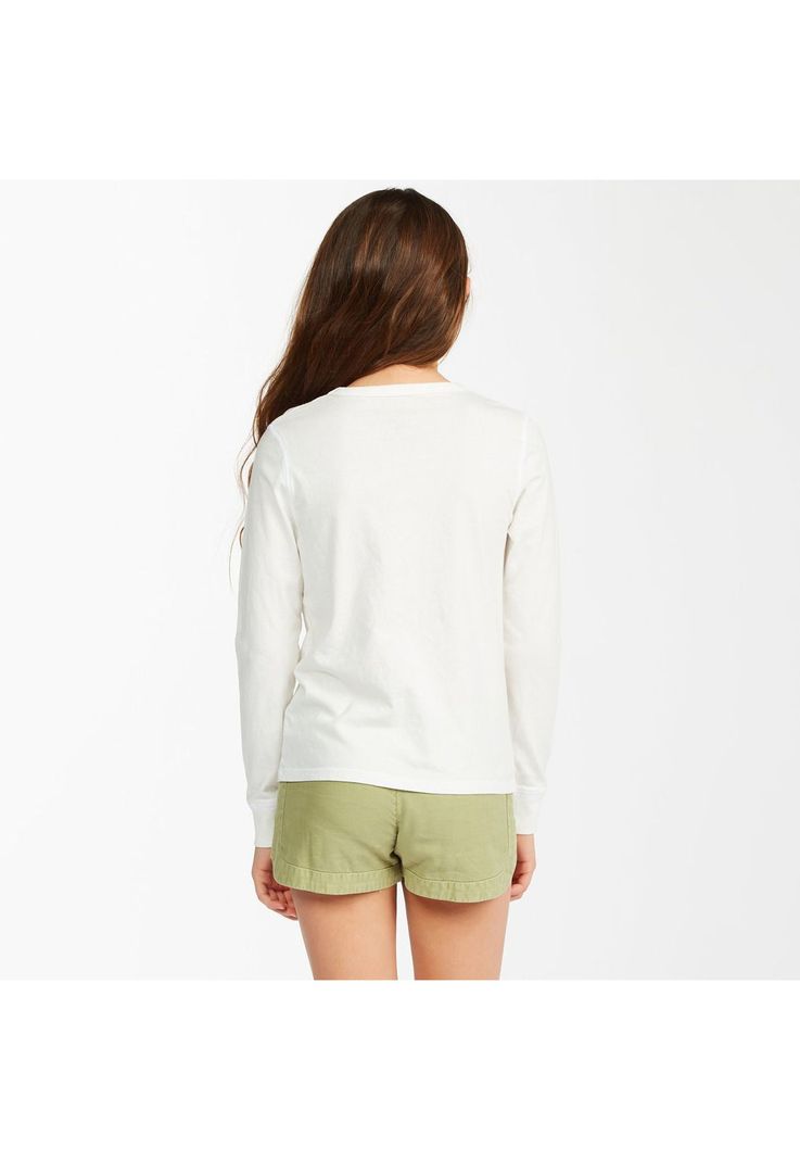 Polera M/L Niña Follow Your Hea G Te Blanco-2