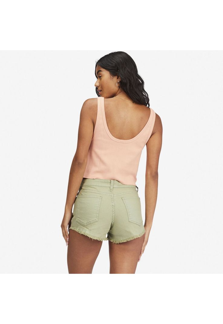 Short Mujer Buttoned Up J Dnst Verde-1