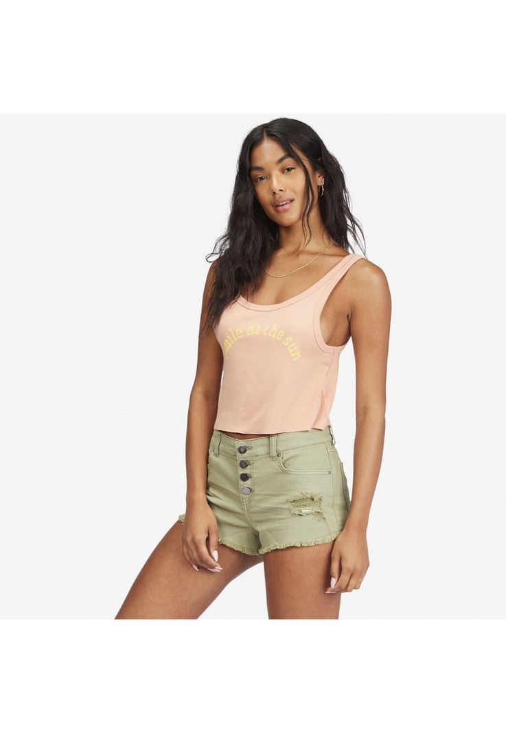Short Mujer Buttoned Up J Dnst Verde-2