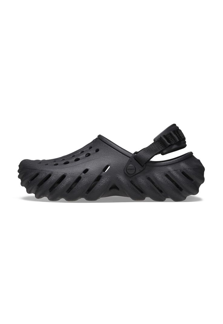 Zueco Crocs Hombre Echo Clog Negro-1