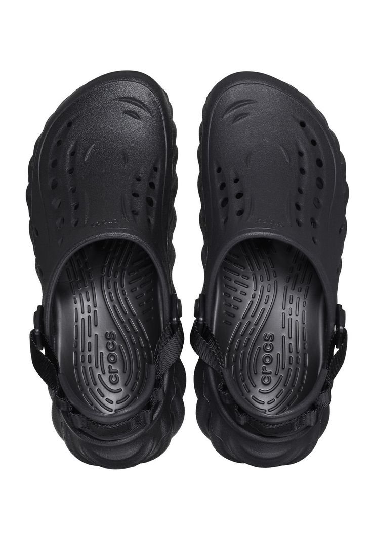 Zueco Crocs Hombre Echo Clog Negro-4
