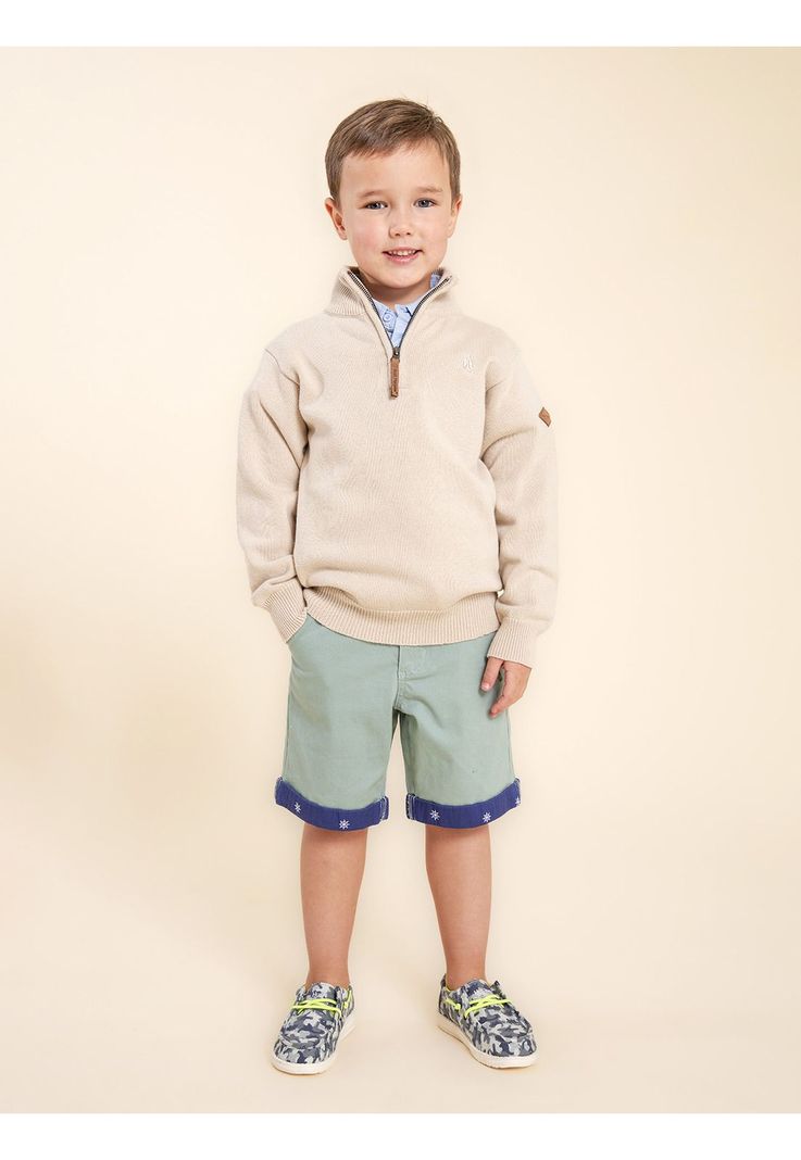 Chaleco Niño Lucas Crema-1