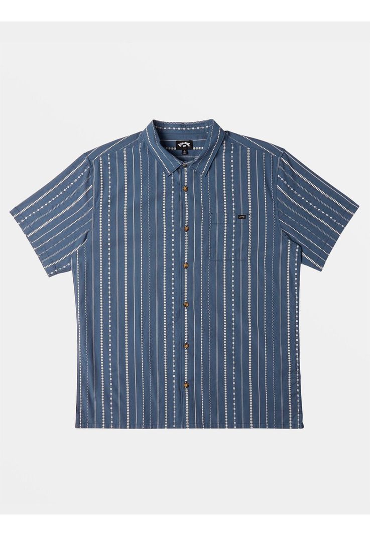 Camisa Hombre Sundays Jacquard Azul-5