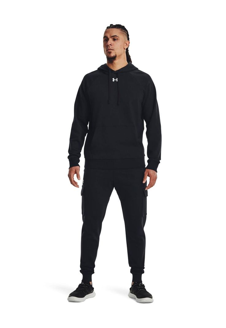 Joggers cargo UA Rival para hombre Negro-5