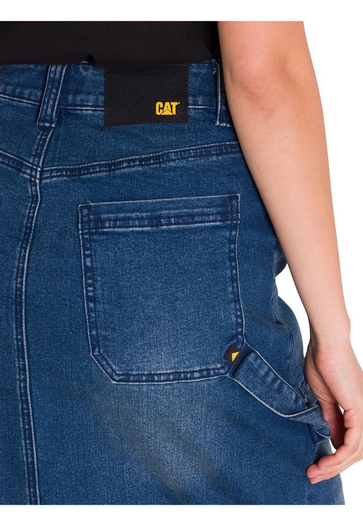 Falda Casual Carpenter Maxi Mujer Denim-7