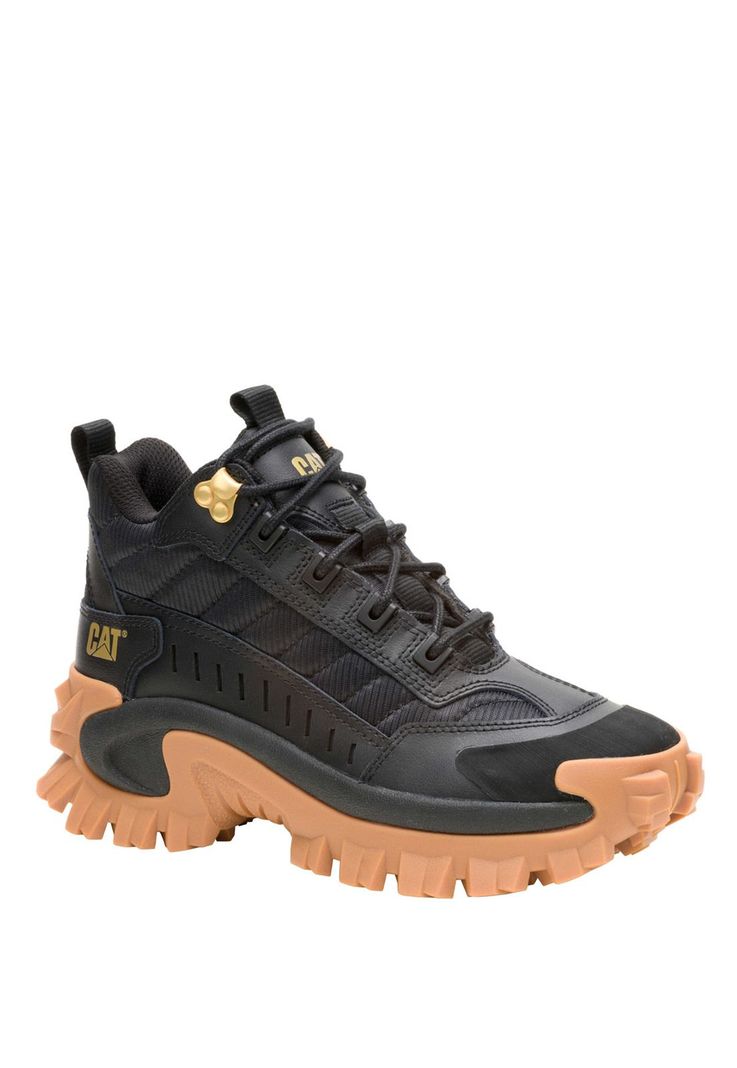 Zapatilla Con Caña Cuero Mujer Intruder Mid Negro-0