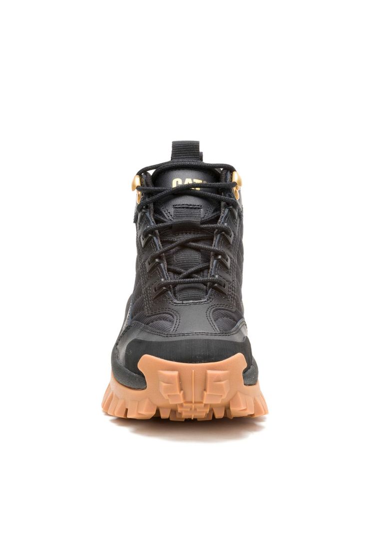 Zapatilla Con Caña Cuero Mujer Intruder Mid Negro-4