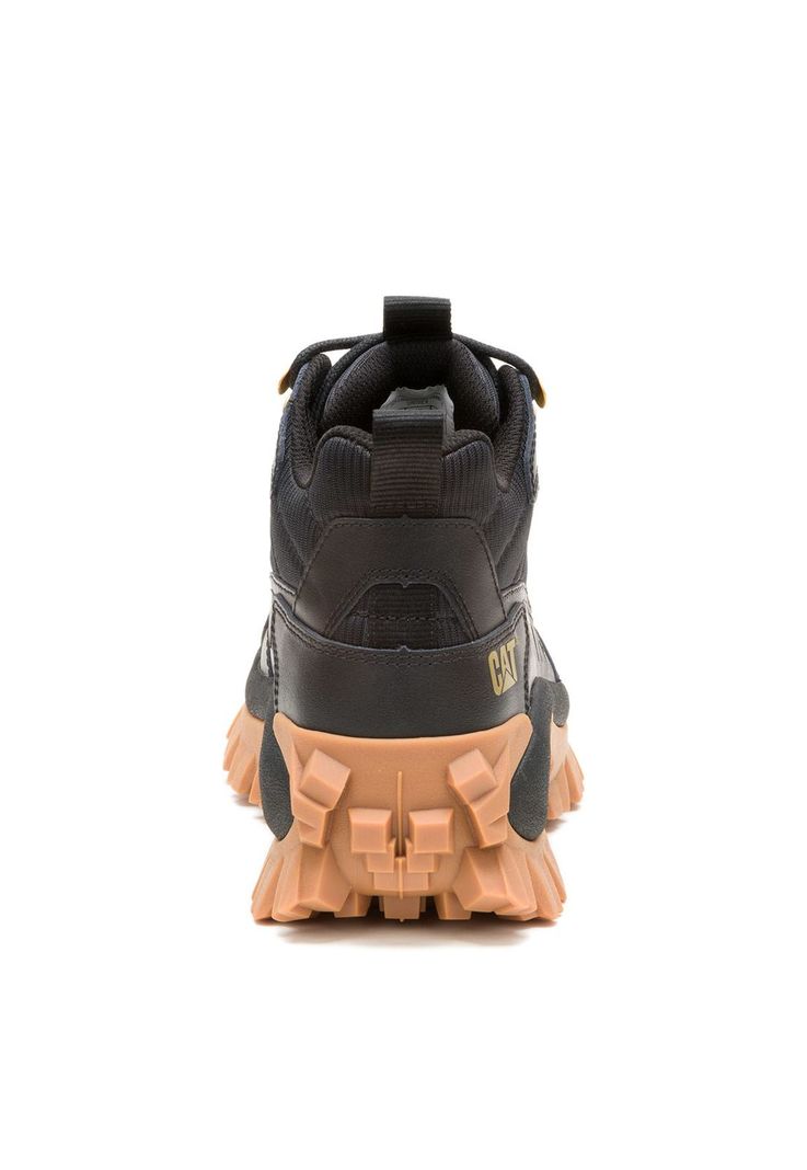 Zapatilla Con Caña Cuero Mujer Intruder Mid Negro-5