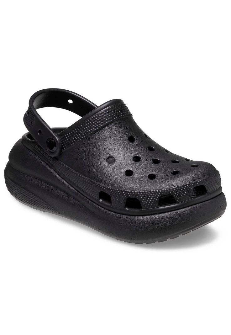 Zueco Crocs Mujer Crush Clog Negro-6
