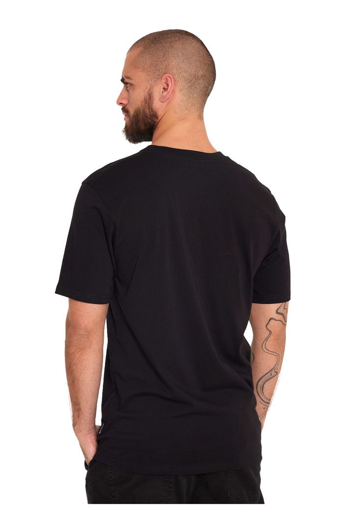 Polera Manga Corta Hombre Negro-3