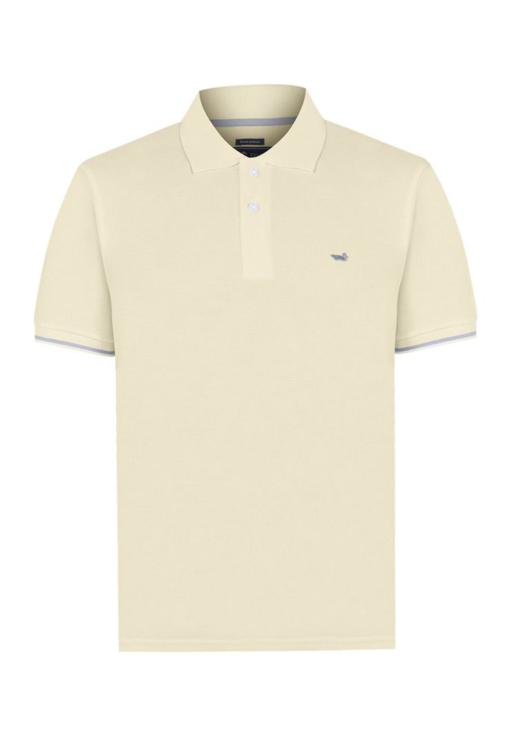 Polera Algodón Org Amarillo Mitchell Hombre -0
