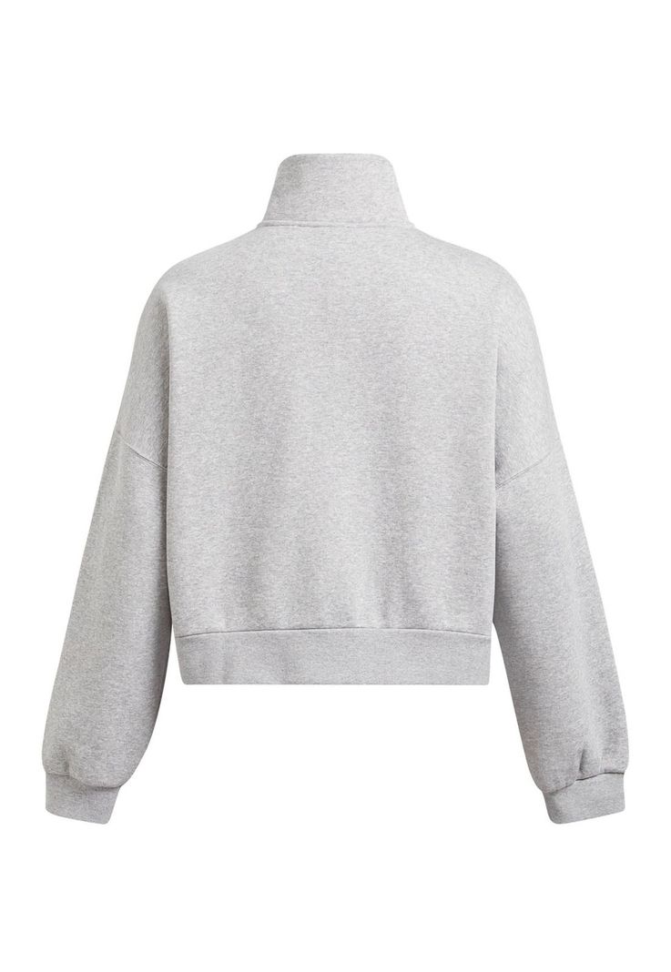 Polerón Oversize UA Icon para mujer Gris-1