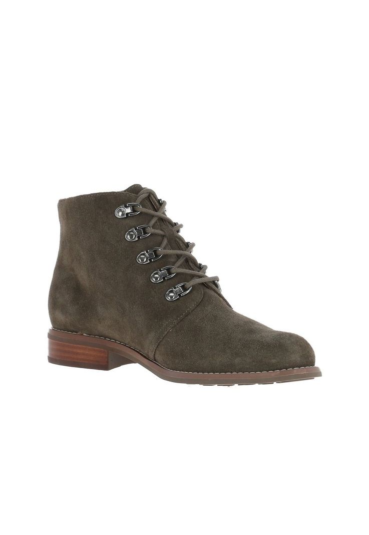 Botin Suede Walnut Gris