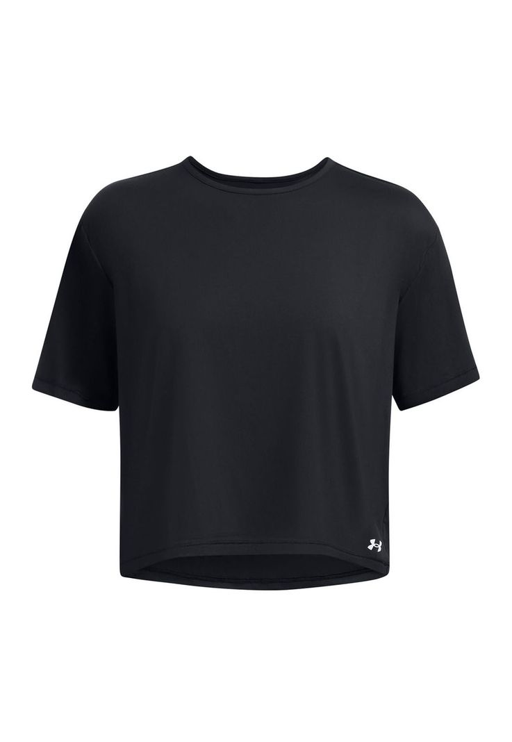 Polera manga corta Motion para mujer Negro-0
