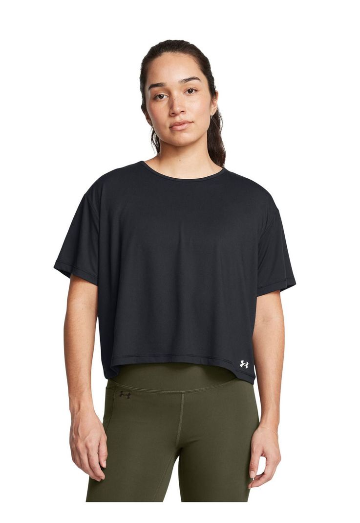 Polera manga corta Motion para mujer Negro-3