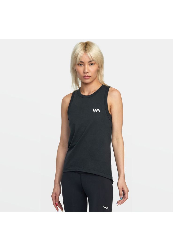 Polera Sin Mangas Mujer Va Muscle J Kttp Negro-0