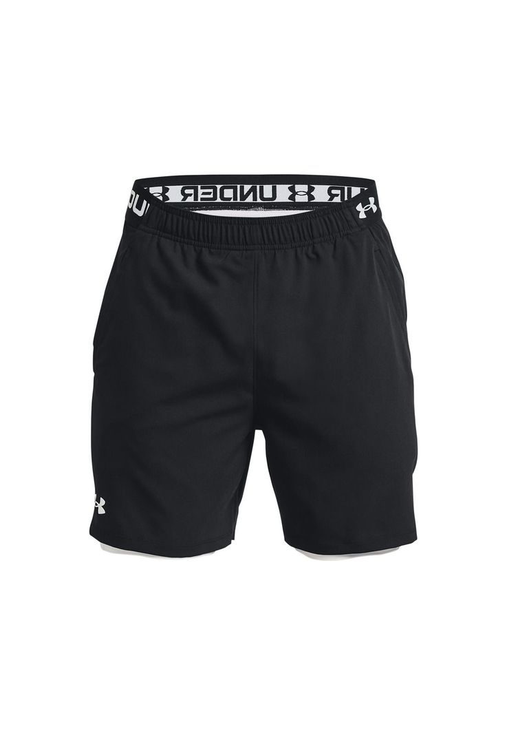 Shorts 2 en 1 UA Vanish para hombre Negro-0