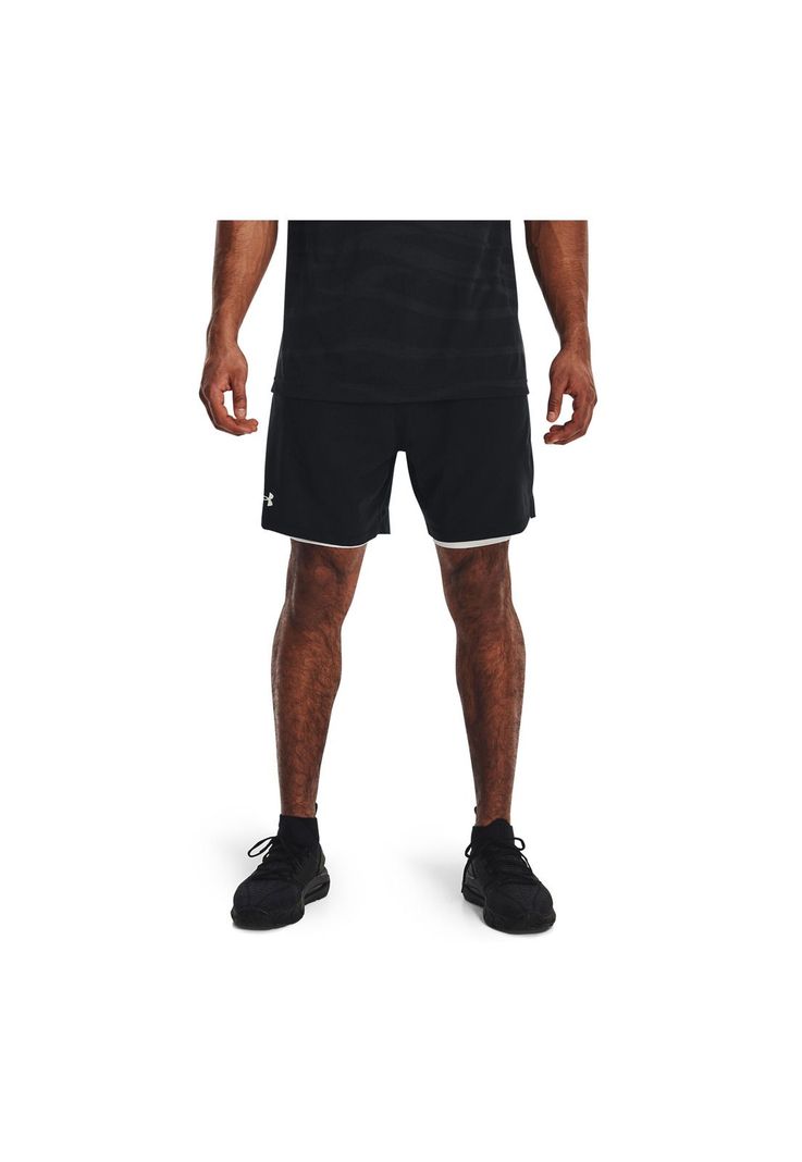 Shorts 2 en 1 UA Vanish para hombre Negro-3