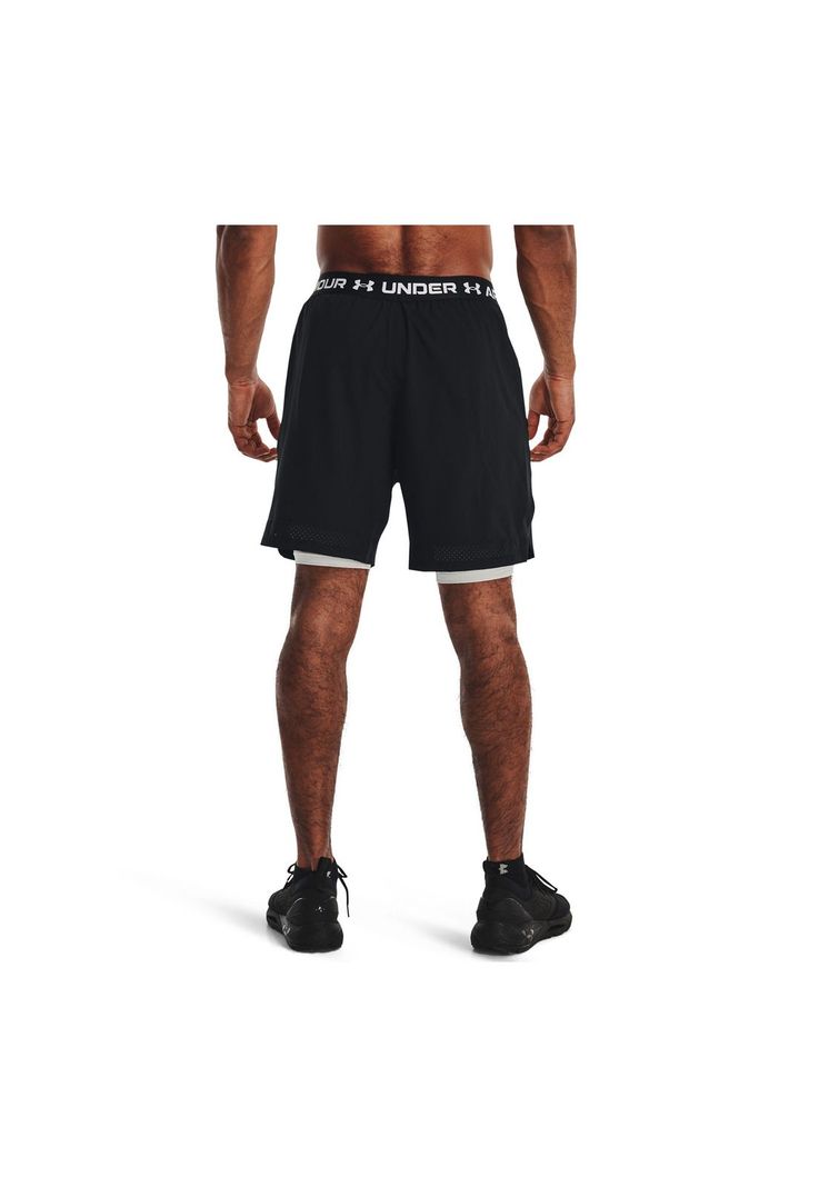 Shorts 2 en 1 UA Vanish para hombre Negro-4