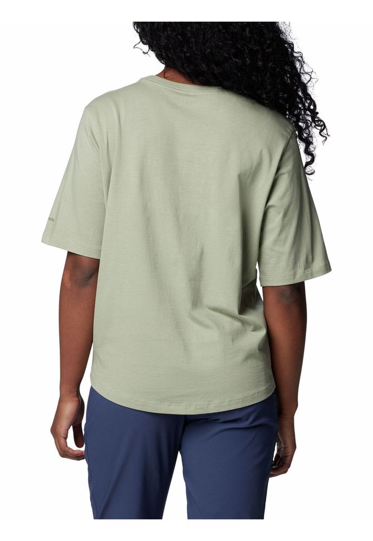 Polera Mujer North Cascades Relaxed Verde-5