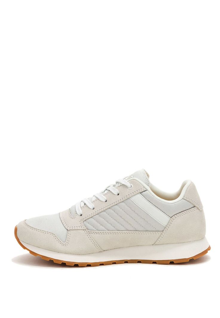 Zapatilla Cuero Mujer Ventura Crema-3
