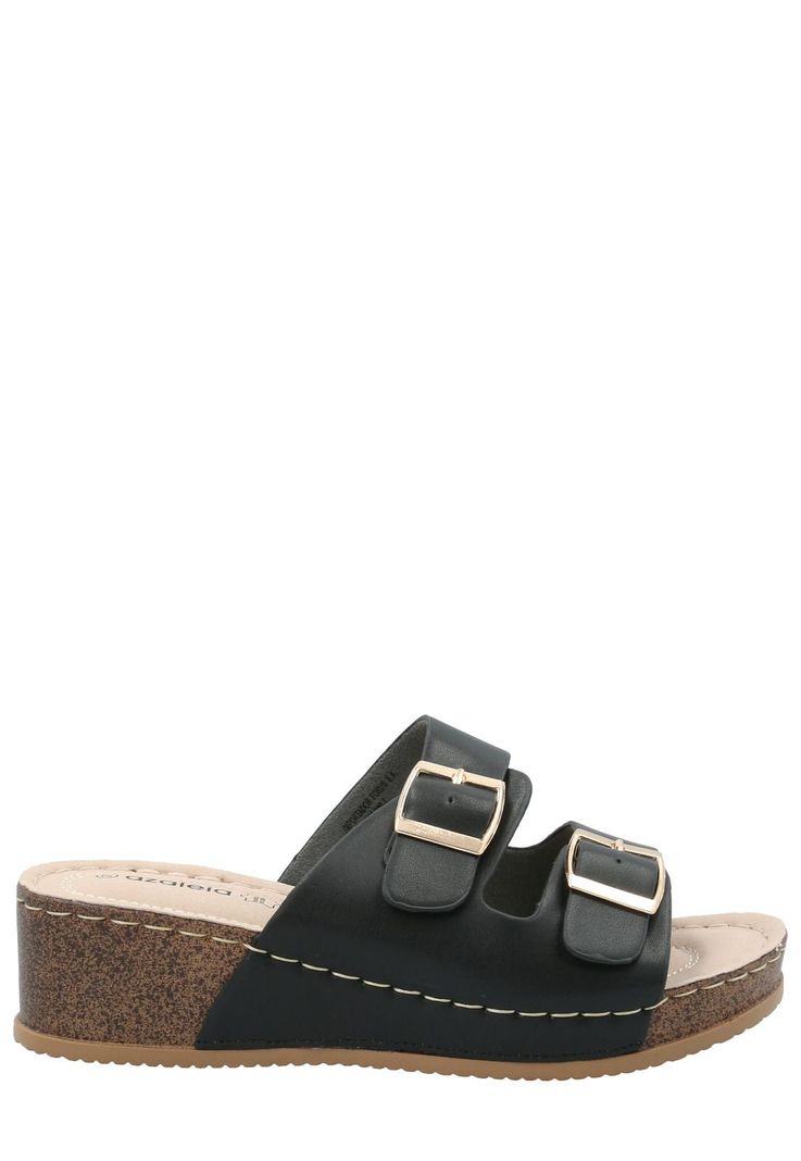 Sandalia Mujer Riviera Negro -1