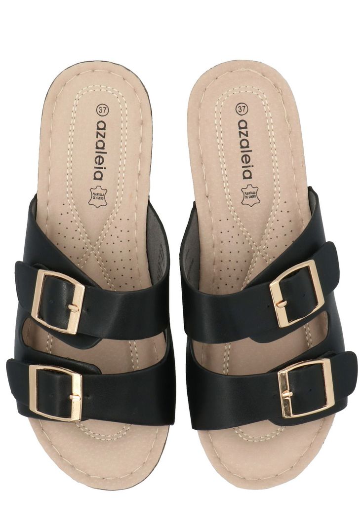Sandalia Mujer Riviera Negro -7