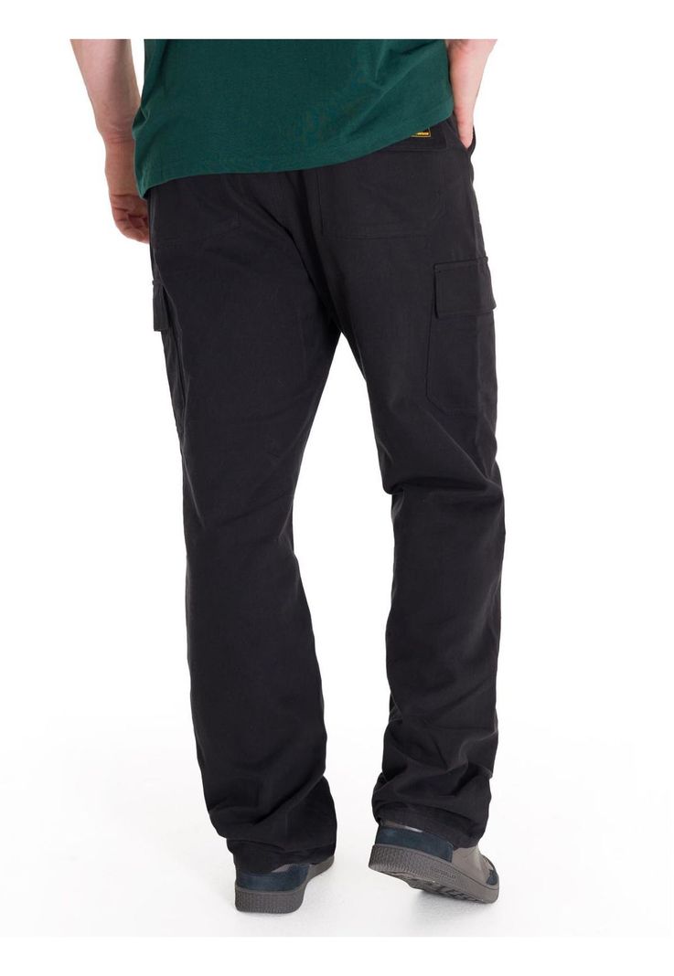 Pantalón Heritage Straight Cargo Hombre Negro-3
