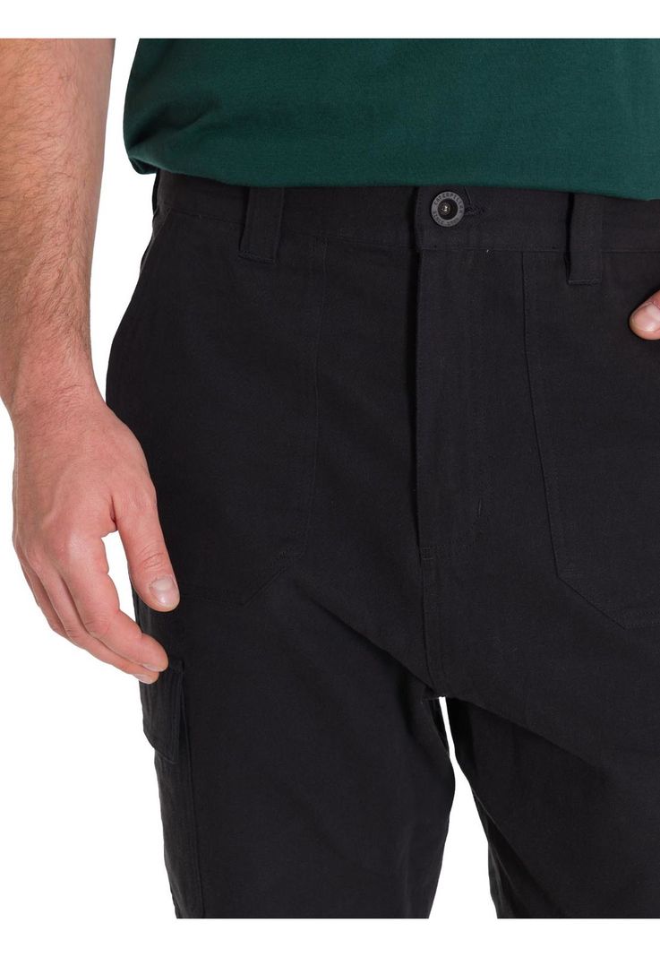 Pantalón Heritage Straight Cargo Hombre Negro-4