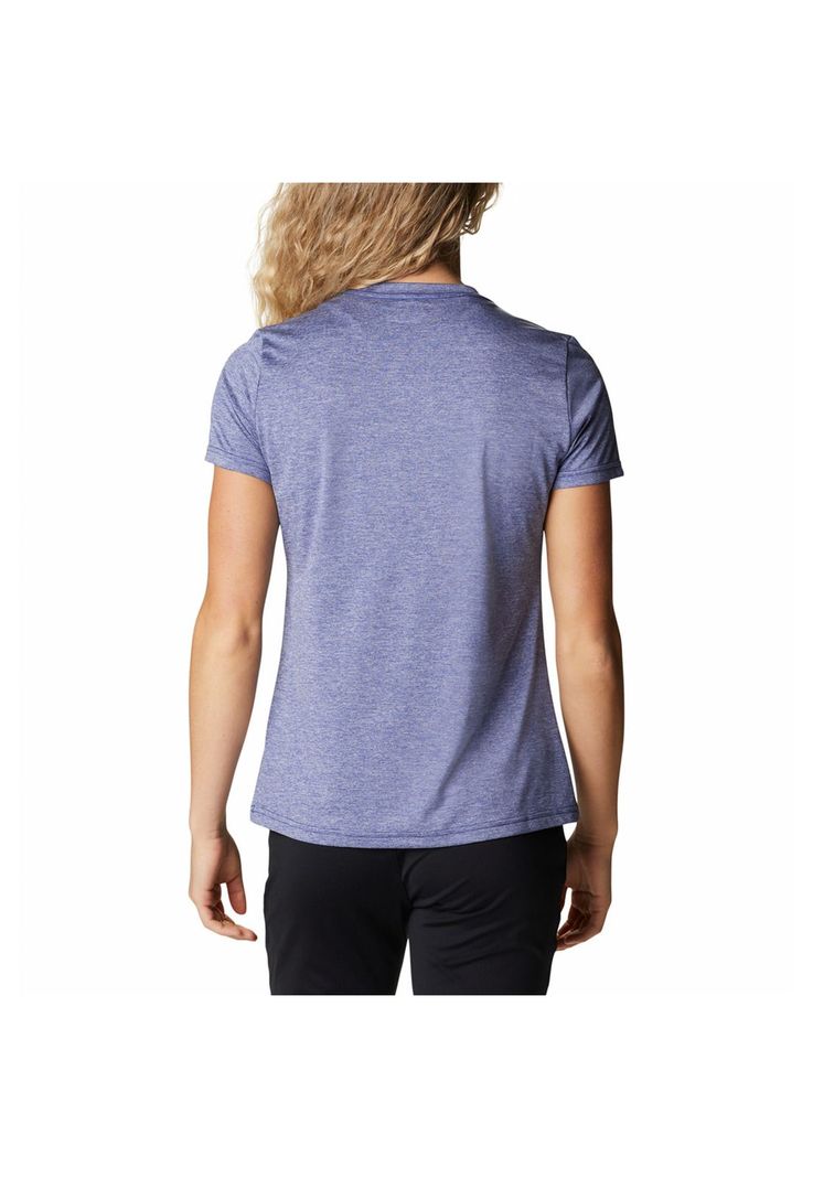 Polo Mujer Hike Ss Azul-3