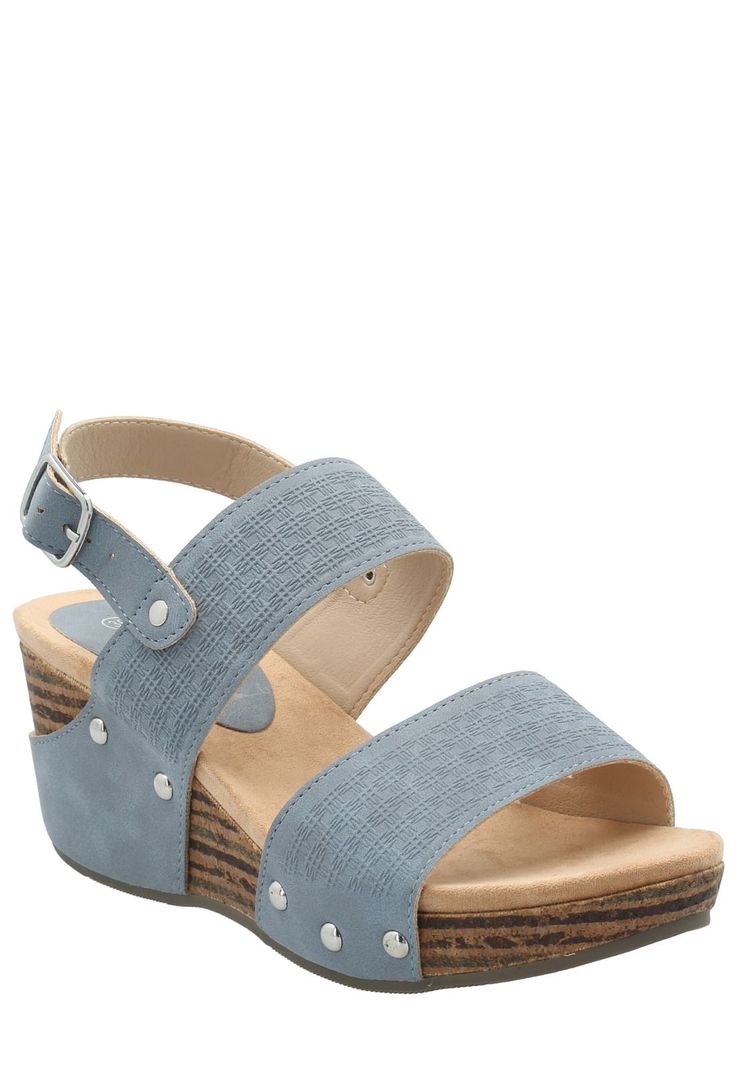 Sandalia Mujer Franco Denim -0