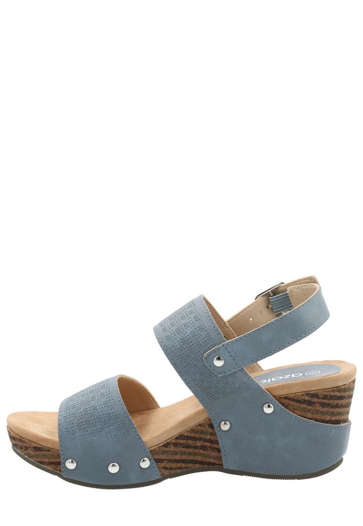Sandalia Mujer Franco Denim -5