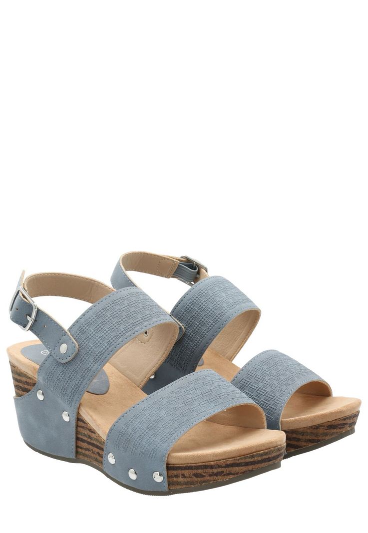 Sandalia Mujer Franco Denim -7
